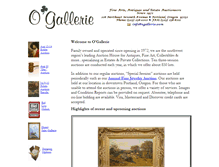 Tablet Screenshot of ogallerie.com